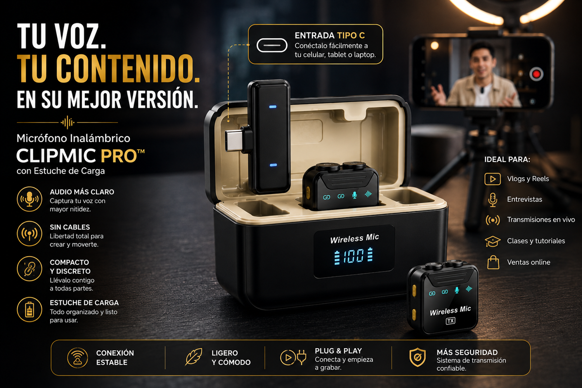 MICROFONO INALAMBRICO TIPO C WIRELESS SX23