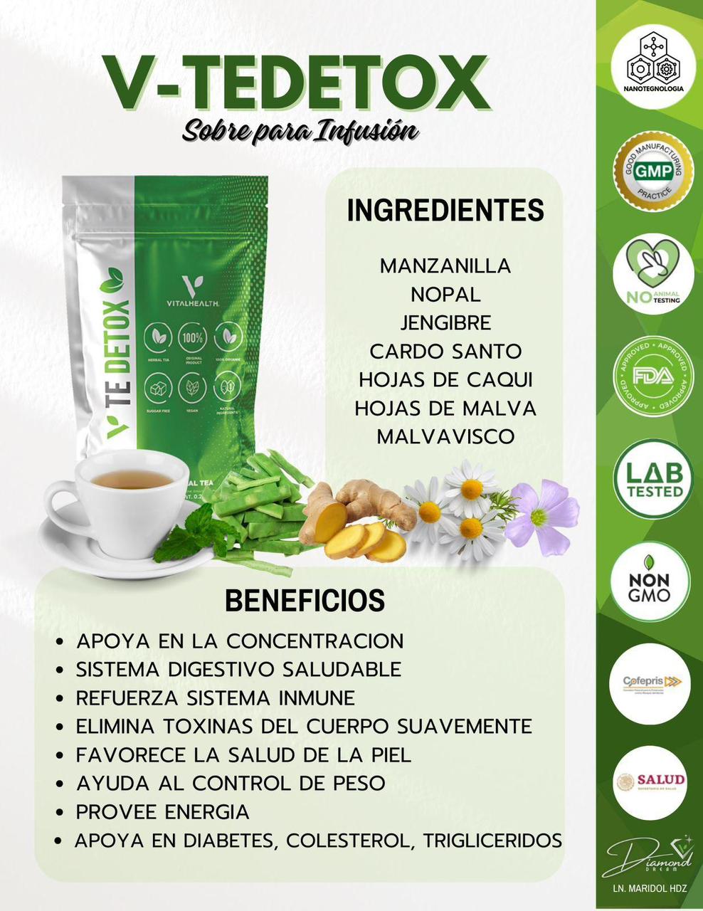te détox 4 litros