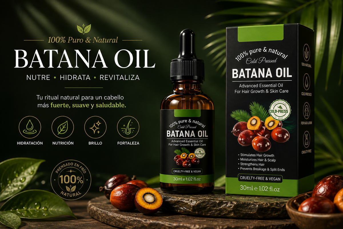 ACEITE DE BATANA - FORMULA MEJORADA 100% NATURAL