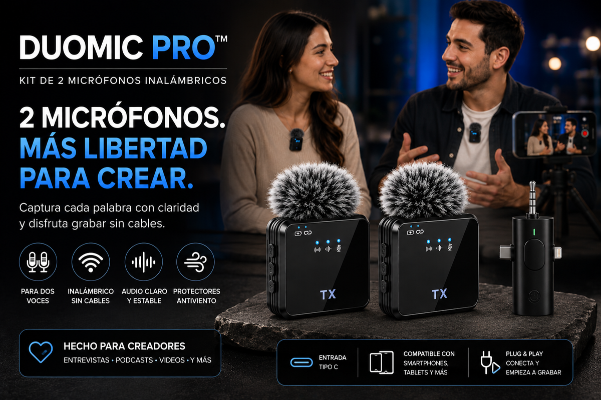 MICROFONO INALAMBRICO WIRELESS F-11 3 EN 1